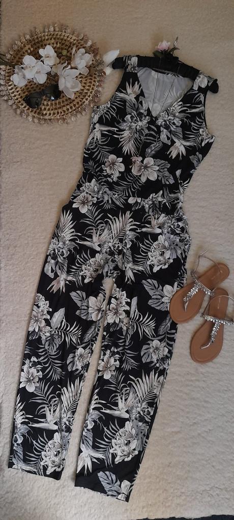 Tropický dlouhý overal s kapsami, 44