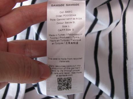 Dámské bílé bavlněné tričko samsøe samsøe, l