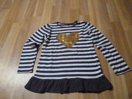 Triko dl.rukáv srdce vel. 7 l, tu,122