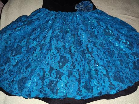 Dívčí slavnostní šaty vel. 104 - 110, 104