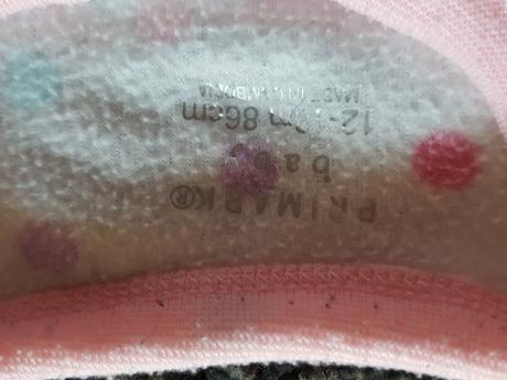 Fleesový overal značky primark, velikost 12-18 měs, primark,86
