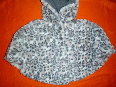 Luxusní teploučké pončo s ouškama - zvířecí motiv, next,92