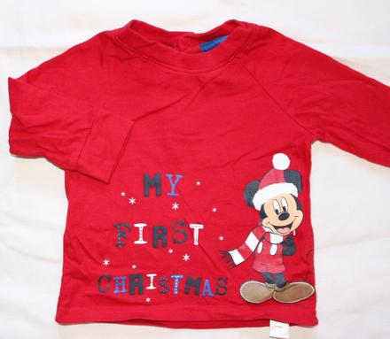 Z165. tričko s mickey 3-6 měs., disney,68