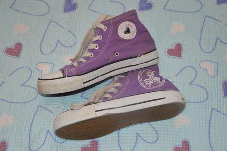 Fialové tenisky, vel. 35, stélka 22 cm, 35