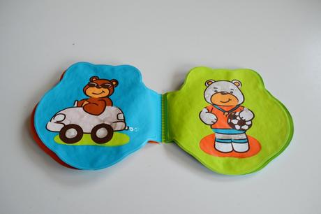 Měkká knížka do vany,