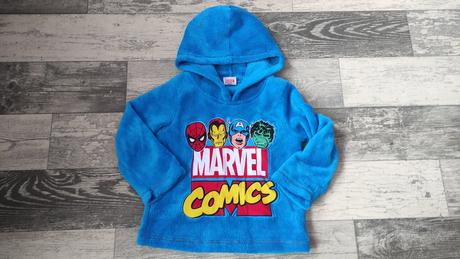 Mikina plyšová marvel 98/104, marvel,98