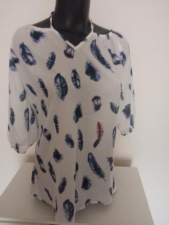 Dámská tunika s peříčky m, m