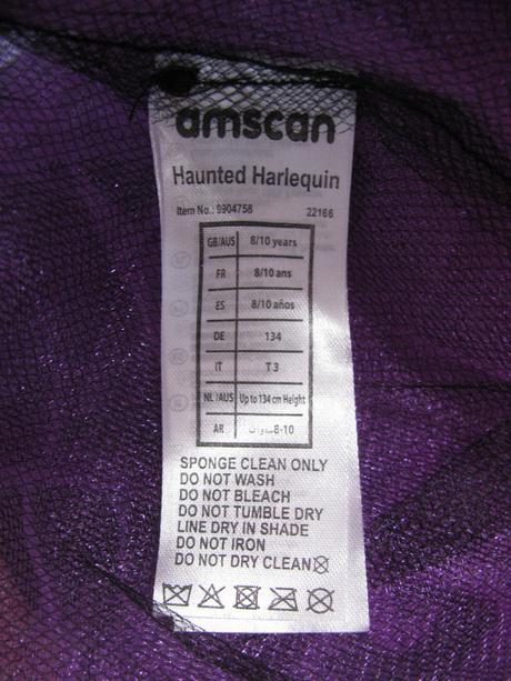 Karnevalový kostým harlequin,