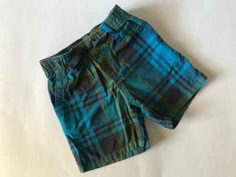 Kostkované kratasy, gymboree,86