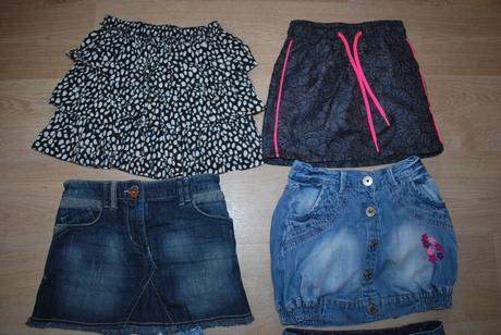 9x sukně sukýnka i jednotlivě 122/128, 122