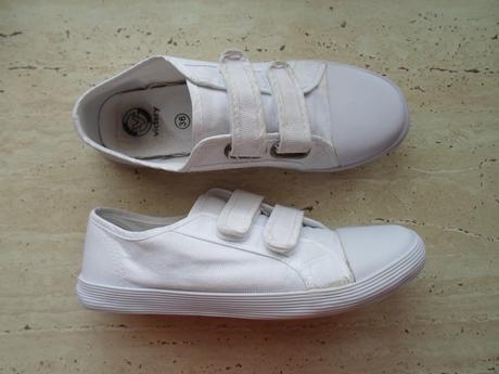 Bílé boty tenisky botasky sálovky, victory,36