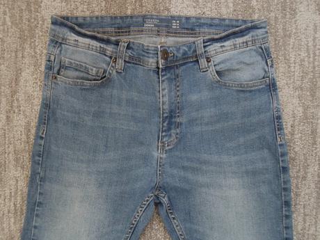 Pánské modré kalhoty rifle džíny - 33, terranova,m