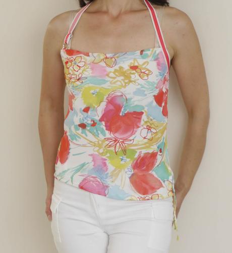 Hezky barevny topik, mango,s