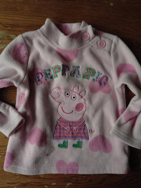 Flísová mikina peppa pig, 86