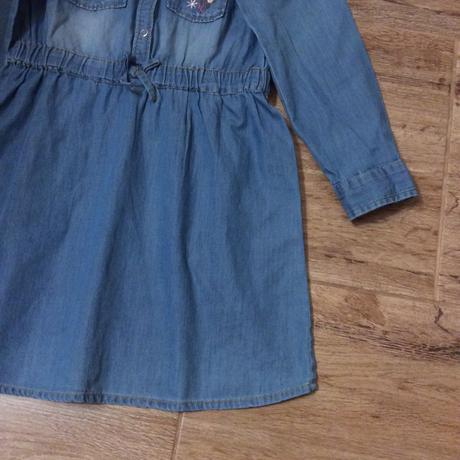 Riflové šaty s výšivkou, evie angel,116