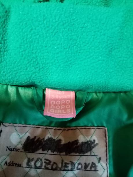 Zimní bunda vel. 104, dopodopo,104