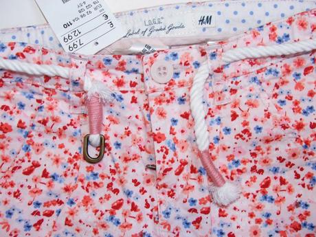 P53 nenošená květovaná sukně vel. 4-5 let, h&m,110