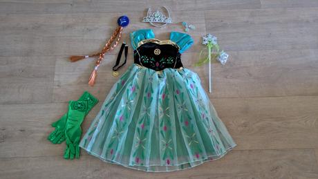 Ka297 karnevalový kostým anna vel. 104, 3 - 4 roky,