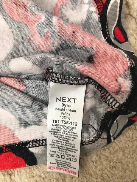 Bavlněné pyžamko - vánoční motiv, 134