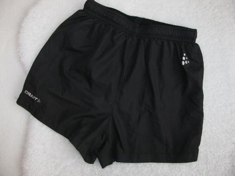 Chlapecké lehké černé šortky craft, craft,140