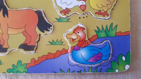 Dřevěná vkládačka pro nejmenší,