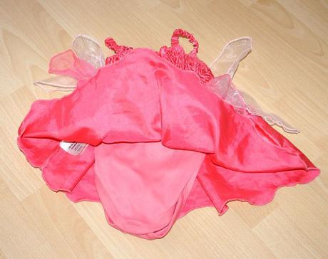 Karnevalové růžové šaty víla,