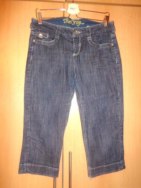 Luxusní 3/4 riflové kalhoty, next,l