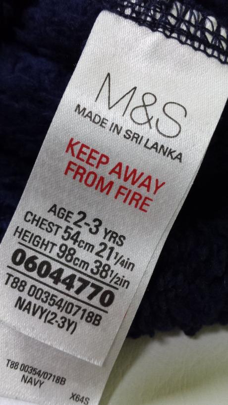 Chlupatkova mikina, marks & spencer,98