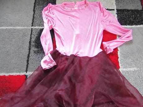 Šaty a sukně pro princeznu na maškarní vel.128/140,