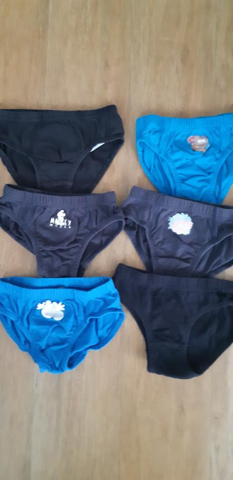 5 x slipy vel. 110/116, disney,110