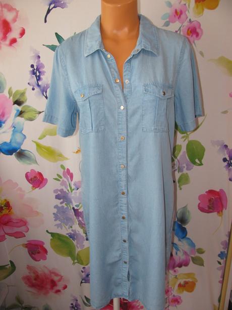 Dámské šaty z tenké letní džínoviny vero moda, vero moda,l
