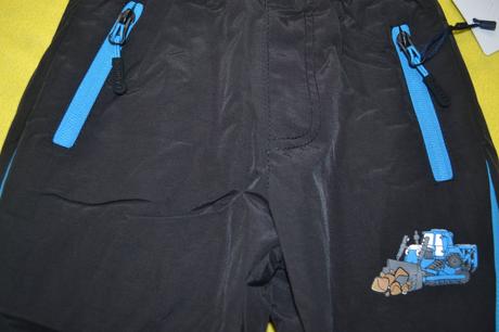 Oteplené kalhoty šusťákové s fleece uvnitř,98, 98