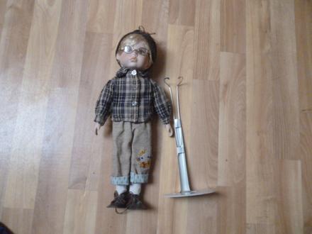 Porcelová panenka kluk vel. 40 cm, 