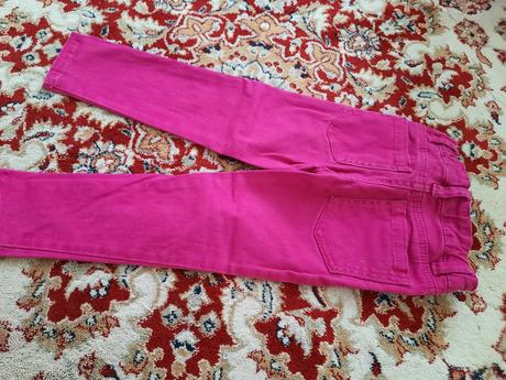 Růžové kalhoty, džíny, pepco,98