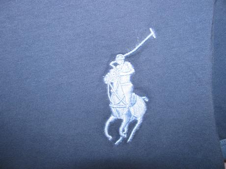 Chlapecké modré bavlněné tričko, ralph lauren,110