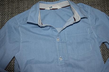 Košile h&m s jemným proužkem, 110/116, h&m,110