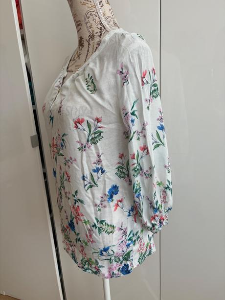 Bílá halenka s květinami v barvě 34 orsay, orsay,xs