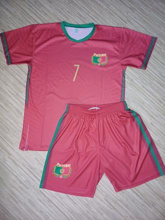 Fotbalový dres komplet ronaldo vel.cca 13/15let, 158