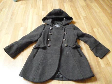 Krásný kabát tu vel. 5-6, tu,116
