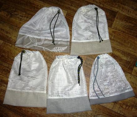 Pytlíky dárkové, na potraviny či skladování 5 ks, 