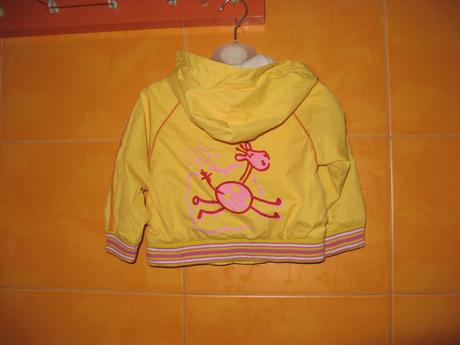 Bunda-vel.80/86+dárek podzimní čepice, frog,80