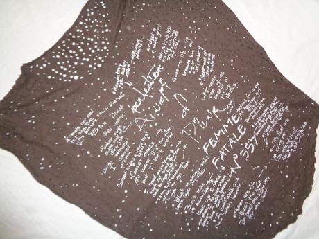 Čoko hnědý dírkovaný top, xl