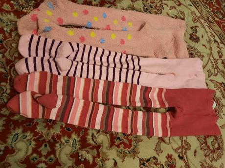 3x teplé punčochy, lupilu,98