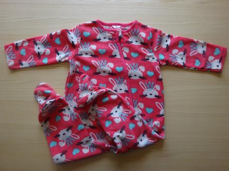 Fleesový overál červený, vel. 80, pepco,80