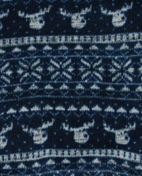 Teplý zimní svetr se soby, next,98