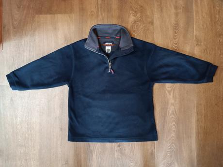 Chlapecká fleecová mikina, musto, vel. 116/128, 116