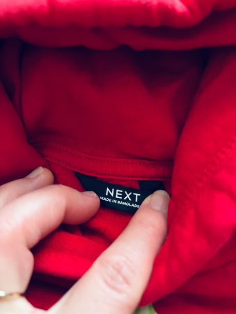 K1/ mikina vánoční zn. next - v.8 let, 128