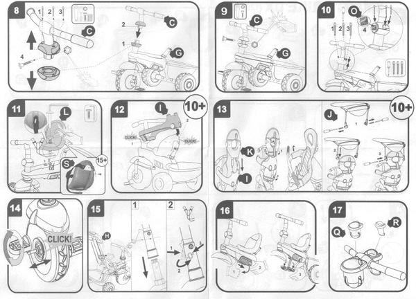 Tříkolka Smart trike dx, rozměry bezpečnostního pásu