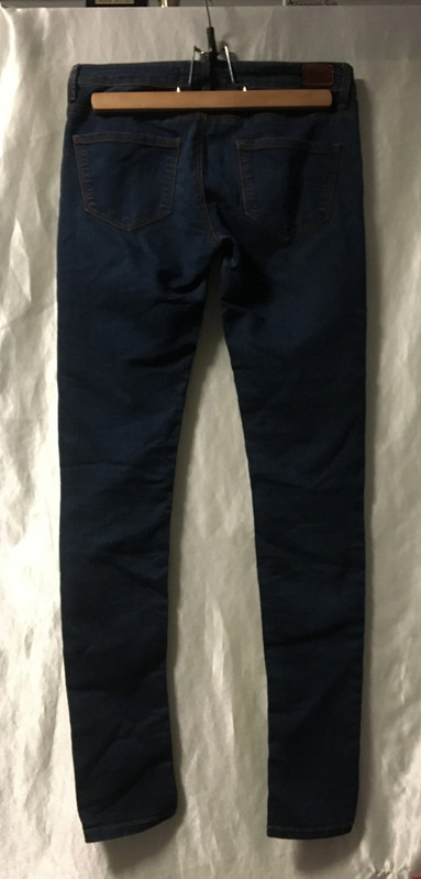 Vel. 34 modré elastické skinny, 34