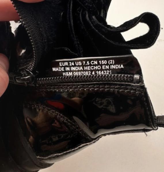 Nesoulad velikostí stélky u bot z H&M. Co dělat?